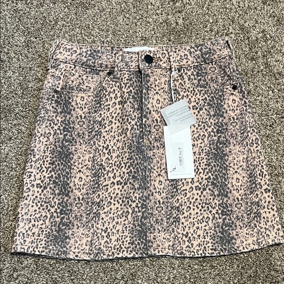 Dear John Dresses & Skirts - Dear John Quinn Snow Leopard mini skirt
